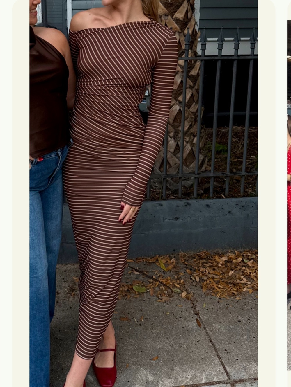 Ronny Kobo AnnaMaria One Shoulder Maxi Dress